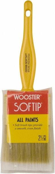 Wooster Brush - 2-1/2" Synthetic General Purpose Paint Brush - 2-7/16" Bristle Length, Plastic Handle - Eagle Tool & Supply