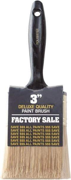 Wooster Brush - 3" Synthetic General Purpose Paint Brush - 2-11/16" Bristle Length, Plastic Handle - Eagle Tool & Supply