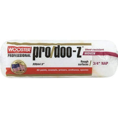 Wooster Brush - 3/4" Nap, 9" Wide Paint General Purpose Roller Cover - Smooth Texture, Fabric - Eagle Tool & Supply