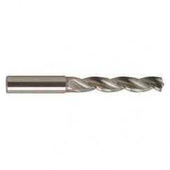 17mm Dia-Carbide HP 5XD Drill-130° Point-Bright - Eagle Tool & Supply