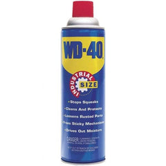 WD-40 - 16 oz Multi-Use Product Industrial Size - Multi-Purpose Lubricant: Stop Squeaks, Removes & Protects, Loosens Rusted Parts, Free Sticky Mechanisms, Drives Out Moisture - Eagle Tool & Supply