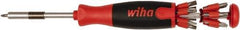 Wiha - Bit Screwdriver Set - Phillips, Slotted, Torx, Square, Pozidriv - Eagle Tool & Supply