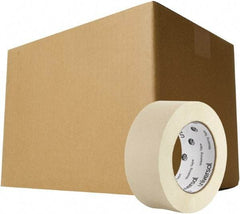 UNIVERSAL - 48mm Wide x 54.8 m Long Beige Crepe Paper Masking Tape - Series 6697, 5 mil Thick, 19 In/Lb Tensile Strength - Eagle Tool & Supply