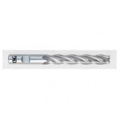 2 Dia. x 11-3/4 Overall Length 6-Flute Square End HSS-CO SE End Mill-Round Shank-Non-Center Cutting-Uncoated - Eagle Tool & Supply