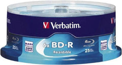 Verbatim - White Blu-Ray Disc - Use with BD-R - Eagle Tool & Supply