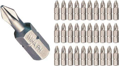 Wiha - #3, Insert Phillips Screwdriver Bit - 1/4" Drive, - Eagle Tool & Supply