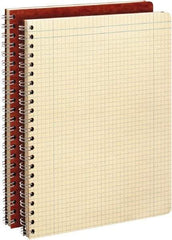AMPAD - 76 Sheet, 11-3/4 x 9-1/4", Quadrille Computation Book - Brown - Eagle Tool & Supply