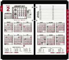 AT-A-GLANCE - 215 Sheet, 4-1/2 x 7-3/8", Desk Calendar Refill - White - Eagle Tool & Supply