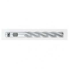 1 Dia. x 8-1/2 Overall Length 6-Flute Square End HSS-CO SE End Mill-Round Shank-Center Cutting-TiCN - Eagle Tool & Supply