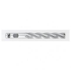 7/8 Dia. x 7-1/4 Overall Length 4-Flute Square End HSS-CO SE End Mill-Round Shank-Center Cutting-TiCN - Eagle Tool & Supply