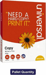 UNIVERSAL - 8-1/2" x 11" White Copy Paper - Use with Laser Printers, Inkjet Printers, Copiers - Eagle Tool & Supply