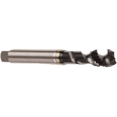 Emuge - M2.5x0.45 Metric 2 Flute 6H Modified Bottoming Spiral Flute Tap - Cobalt, GLT-8 Finish, 50mm OAL, Right Hand Flute, Right Hand Thread, Series Enorm - Eagle Tool & Supply