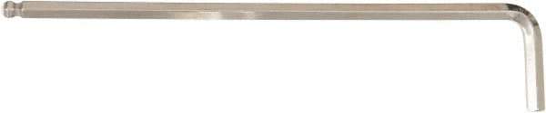 Wiha - 7/64" Hex, Long Arm, Ball End Hex Key - 121mm OAL, Inch System of Measurement - Eagle Tool & Supply