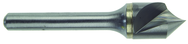 1/2" Size-1/4 Shank; 100°-Carbide Single Flute Countersink - Eagle Tool & Supply