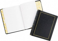 Wilson Jones - 250 Sheet, 8-1/2 x 11", Log Book - Black - Eagle Tool & Supply