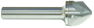 1" Size-1/2" Shank-100° Carbide-Bright 3 Flute Machine Countersink - Eagle Tool & Supply