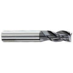 5/16" Dia. - 3/4" LOC - 2-1/2" OAL - .015-.020 Radius 3 FL Carbide S/E HP End Mill-AlTiN - Eagle Tool & Supply