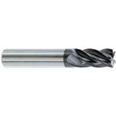 3/4" Dia. - 1-1/2" LOC - 6" OAL - .030-.035 Radius 5 FL Carbide S/E HP End Mill-AlTiN - Eagle Tool & Supply