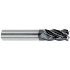 1/4" Dia. - 1-1/4" LOC - 3" OAL - .015-.020 Radius 5 FL Carbide S/E HP End Mill-AlTiN - Eagle Tool & Supply