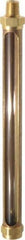 LDI Industries - 7-1/2 Inch Long Sight, 1/4 Inch Thread Size, Buna-N Seal Straight to Male Thread, Vented Oil-Level Indicators and Gauge - Eagle Tool & Supply