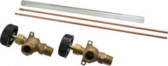 Conbraco - 400 psi Working Pressure, 200 Max psi, Bronze Liquid Level Gage Glass - 400°F Max Operating Temp, 1/2 Inch Thread, EPDM Seal - Eagle Tool & Supply