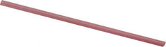 Value Collection - Half Round, Synthetic Ruby, Midget Finishing Stick - 100mm Long x 4mm Wide x 2mm Thick, Fine Grade - Eagle Tool & Supply