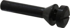 Value Collection - 1/4" Hole, Screw Lock Wheel Mandrel - 2" OAL, 1/2" Max Wheel Width, 3/8" Shank Diam - Eagle Tool & Supply