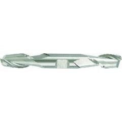 1/4'' Dia. - 3-3/8'' OAL - TiN Carbide - Center Cut DE EM-2 FL - Eagle Tool & Supply