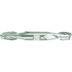7/16'' Dia. - 4'' OAL - TiN Carbide - Center Cut DE EM-2 FL - Eagle Tool & Supply