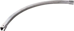 TMI, LLC - 3' Long Galvanized Steel Dock Strip Door Mounting Hardware - Use with Industrial Curtain Kit - Eagle Tool & Supply