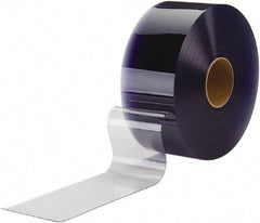 TMI, LLC - Clear Smooth Bulk Strip Roll, Low Temperature Dock Curtain Strips - 6" Wide x 300' Long x 0.06" Thick, PVC - Eagle Tool & Supply