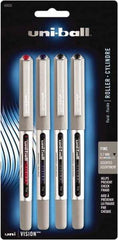 Uni-Ball - Roller Ball 0.7mm Stick Pen - Black, Red & Blue - Eagle Tool & Supply