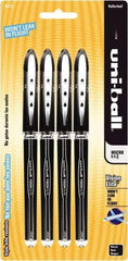 Uni-Ball - Roller Ball 0.5mm Stick Pen - Black - Eagle Tool & Supply