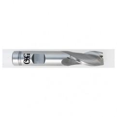 3/8 Dia. x 2-5/16 Overall Length 2-Flute Square End HSSE SE End Mill-Round Shank-Center Cutting-TiCN - Eagle Tool & Supply