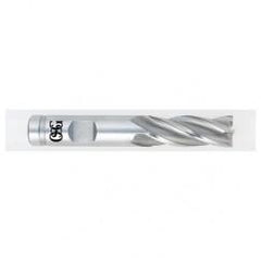 25/32 Dia. x 4 Overall Length 4-Flute Square End HSSE SE End Mill-Round Shank-Center Cutting-TiCN - Eagle Tool & Supply