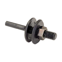 WALTER Surface Technologies - 3/8" Hole, Wheel Mandrel - 1/4" Shank Diam - Eagle Tool & Supply
