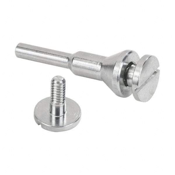 WALTER Surface Technologies - 5/16" Hole, Wheel Mandrel - 1/4" Shank Diam - Eagle Tool & Supply