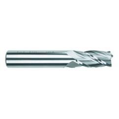 4.5mm Dia. x 51mm Overall Length 4-Flute Square End Solid Carbide SE End Mill-Round Shank-Center Cut-Uncoated - Eagle Tool & Supply