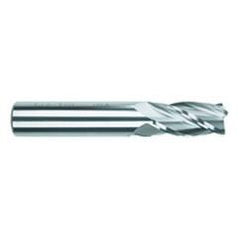 3/8 Dia. x 2-1/2 Overall Length 4-Flute .020 C/R Solid Carbide SE End Mill-Round Shank-Center Cut-Uncoated - Eagle Tool & Supply