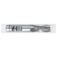 7.5mm Dia. x 2-5/16 Overall Length 2-Flute Square End HSS-CO SE End Mill-Round Shank-Center Cutting-Uncoated - Eagle Tool & Supply