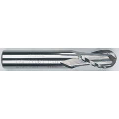 7mm Dia. - 64mm OAL - Solid CBD - Bright - Ball Nose SE EM - 2 FL - Eagle Tool & Supply