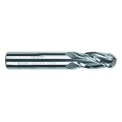 10mm Dia. - 70mm OAL - Solid CBD - TiAlN - Ball Nose SE EM - 4 FL - Eagle Tool & Supply