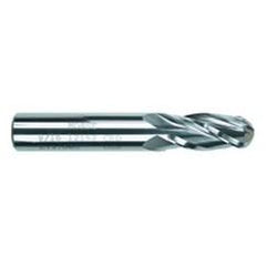 11/16" Dia. - 4" OAL - Solid CBD - TiAlN - Ball Nose SE EM - 4 FL - Eagle Tool & Supply