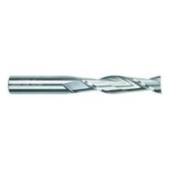 1 Dia. x 5 Overall Length 2-Flute Square End Solid Carbide SE End Mill-Round Shank-Center Cut-Uncoated - Eagle Tool & Supply