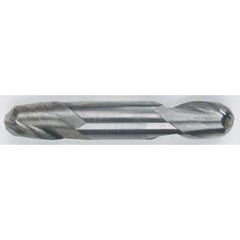 3/16 Dia. - 2 OAL - Solid Carbide - TiAlN-Ball Nose DE EM-2 FL - Eagle Tool & Supply