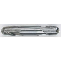 1/4 Dia. - 2-1/2 OAL - Solid Carbide - Bright - Ball Nose DE EM-2 FL - Eagle Tool & Supply
