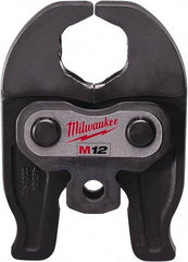 Milwaukee Tool - 1-1/4 Inch Jaw Range, Presser Replacement Jaw - For Use with M12 FORCE LOGIC Press Tool - Eagle Tool & Supply