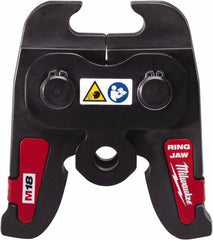 Milwaukee Tool - 2-1/2 to 4 Inch Jaw Range, Presser Replacement Jaw - For Use with M18 FORCE LOGIC Press Tool - Eagle Tool & Supply