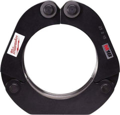 Milwaukee Tool - 4 Inch Pipe Capacity, 2-1/2 to 4 Inch Jaw Range, Presser Replacement Jaw - For Use with M18 FORCE LOGIC Press Tool - Eagle Tool & Supply