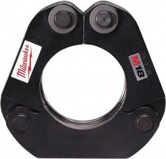 Milwaukee Tool - 2-1/2 Inch Pipe Capacity, 2-1/2 to 4 Inch Jaw Range, Presser Replacement Jaw - For Use with M18 FORCE LOGIC Press Tool - Eagle Tool & Supply